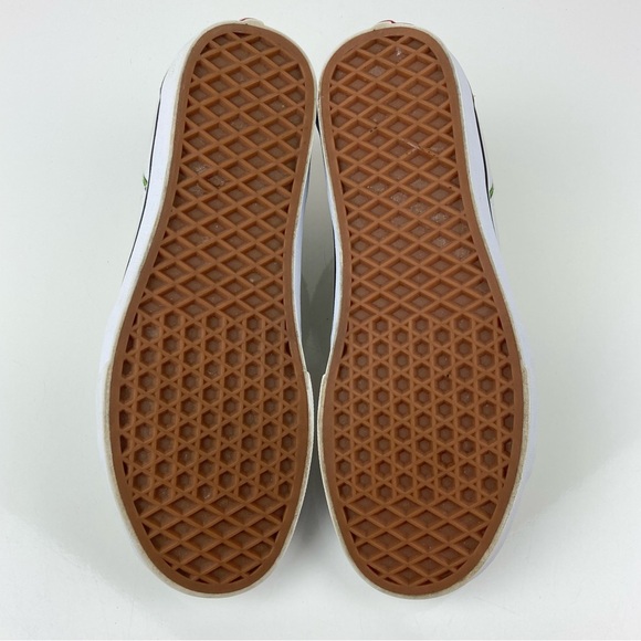 Vans Women’s Sk8-Hi “Checker Floral” White Cream Rose Skate Shoes Size 8.5 - Picture 8 of 11